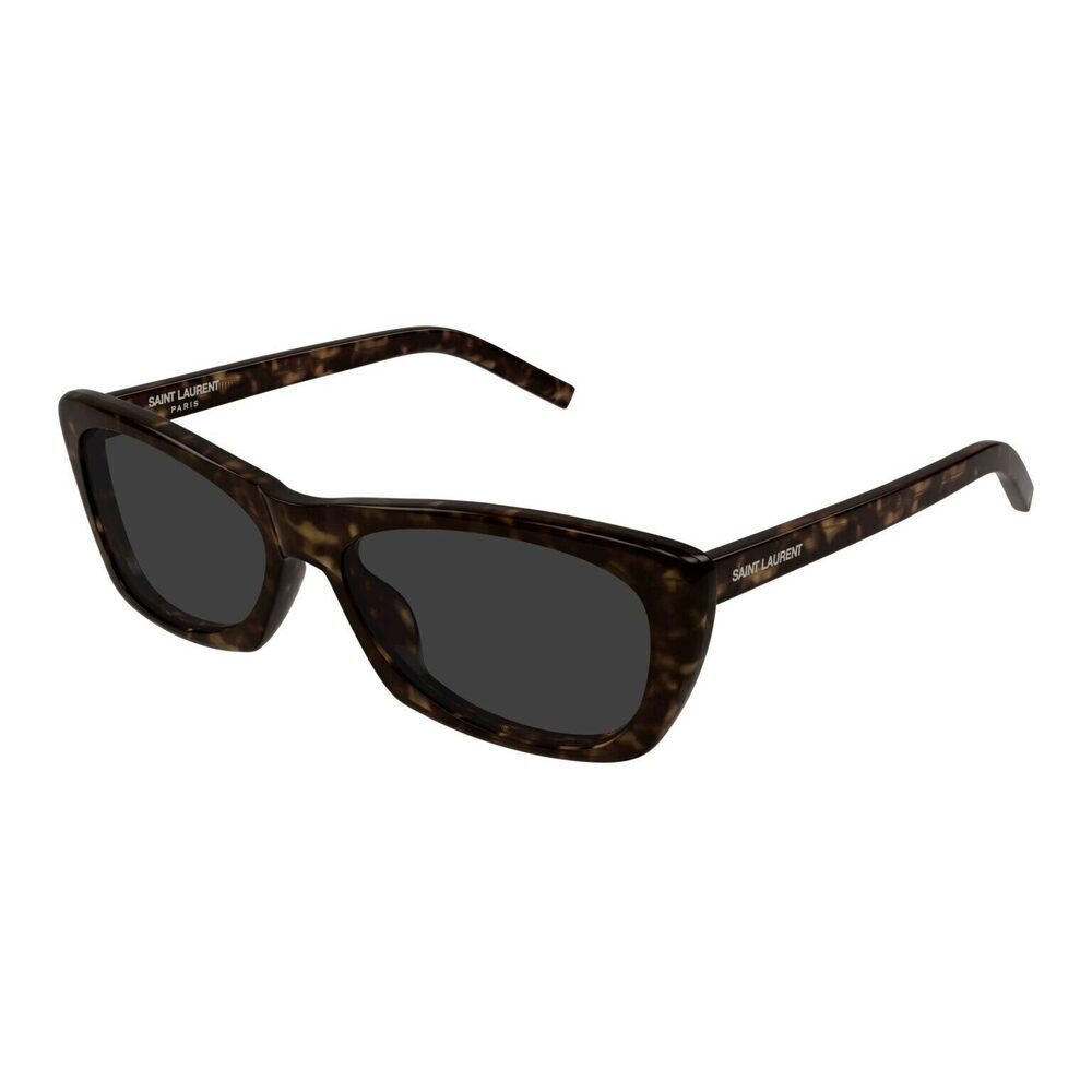 NWT Yves Saint Laurent SL 613 Havana Grey 58mm Sunglasses - Picture 1 of 2